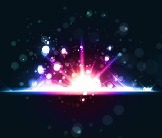 Abstract Lights Vector Background