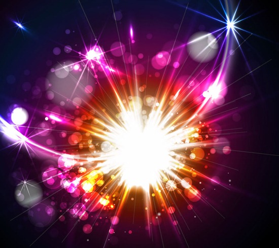 Abstract Burst Light Background