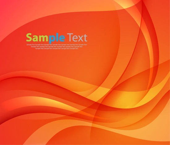 Colorful Smooth Wave Vector Background