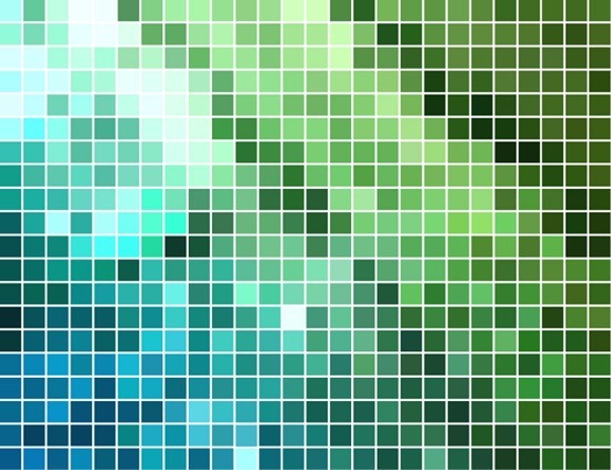 Abstract Square Mosaic Background Vector